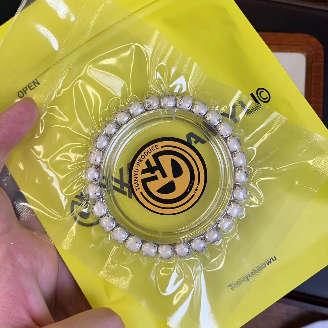 【TIANYU】8mm细星点河豚老型星月菩提单圈手串[闪1]