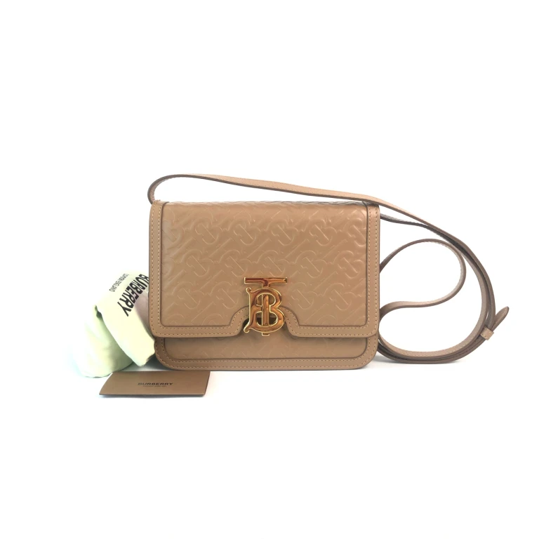 95新 BURBERRY/博柏利 安洁利严选巴宝莉TB锁扣单肩包/WH407179