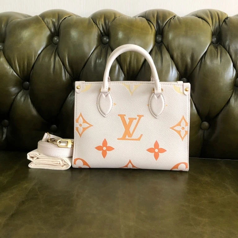 95新 LV 安洁利严选LV onthego小号手提单肩包WHZ406107