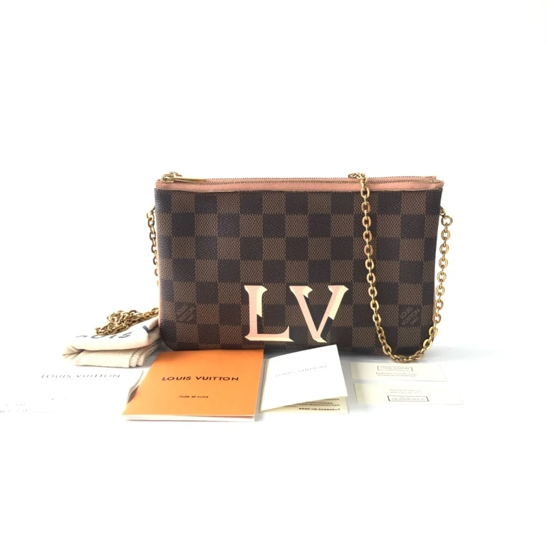 95新 LouisVuitton/路易威登 安洁利严选LV双层麻将包 WHZ410041H