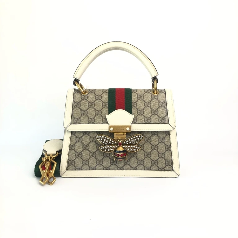 95新 GUCCI/古驰 安洁利严选Gucci古驰玛格丽特蜜蜂包/WHZ19950H
