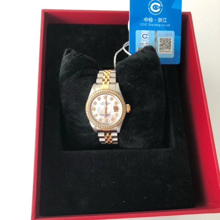95新 Rolex/劳力士 安洁利严选 劳力士机械钻石手表WH410231