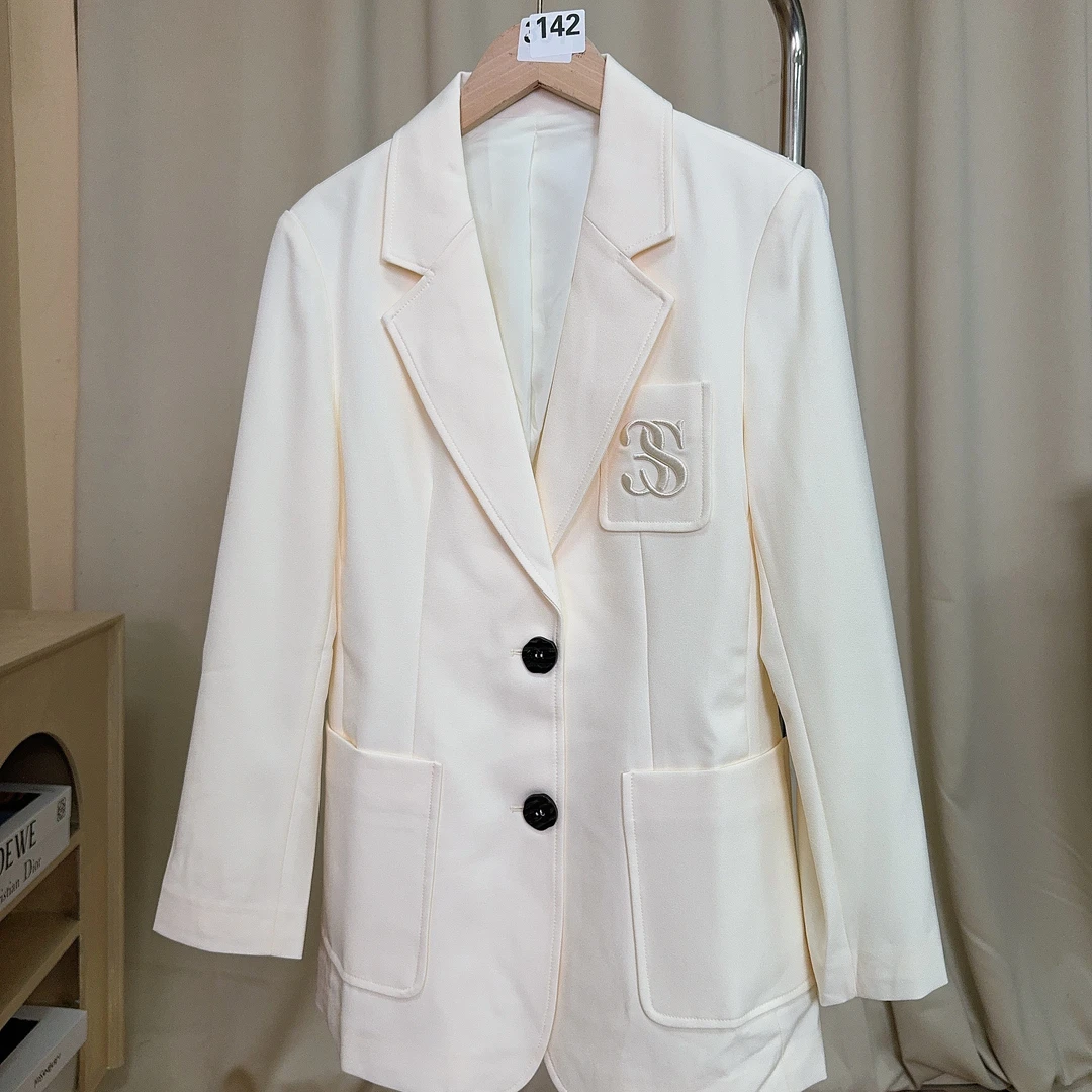 【881～890】直播间拍米白西装