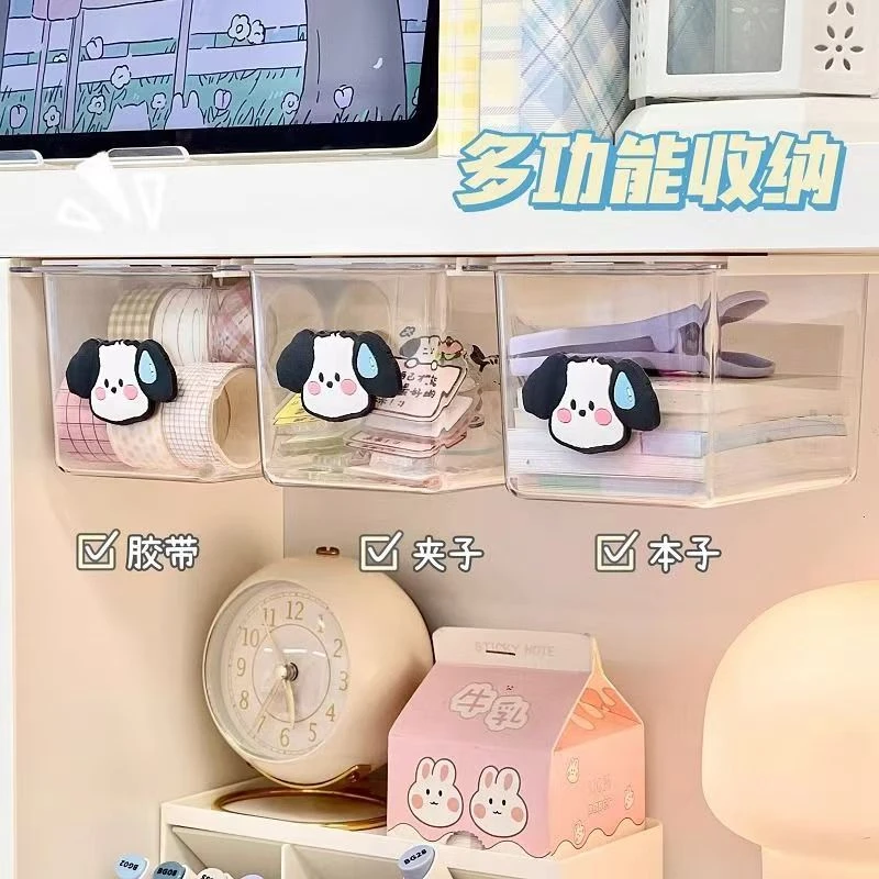 收纳盒镜柜收纳抽屉式卫生间浴室棉签透明化妆棉卸妆浴室柜置物架