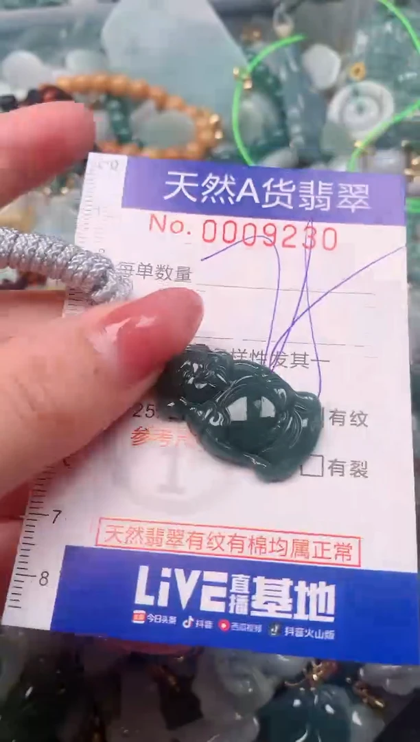 【闪购商品】翡翠挂件未镶嵌00009230