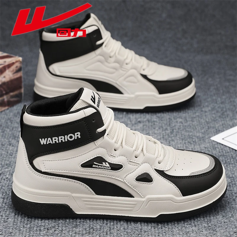 回力男鞋夏季2024新款青少年潮流百搭高帮鞋男士休闲板鞋时尚潮鞋