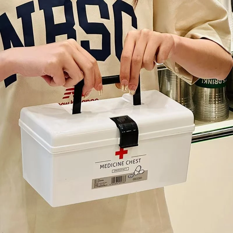 药箱家庭装常备家用大容量医药箱儿童药物医护医疗收纳药品小药盒