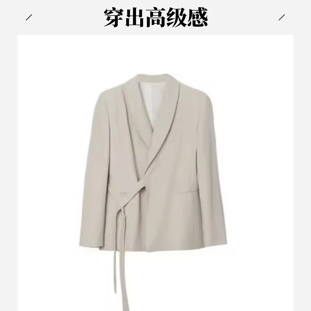 上衣西装气质长袖时尚休闲西服设计师网红轻奢女士春季春夏小众