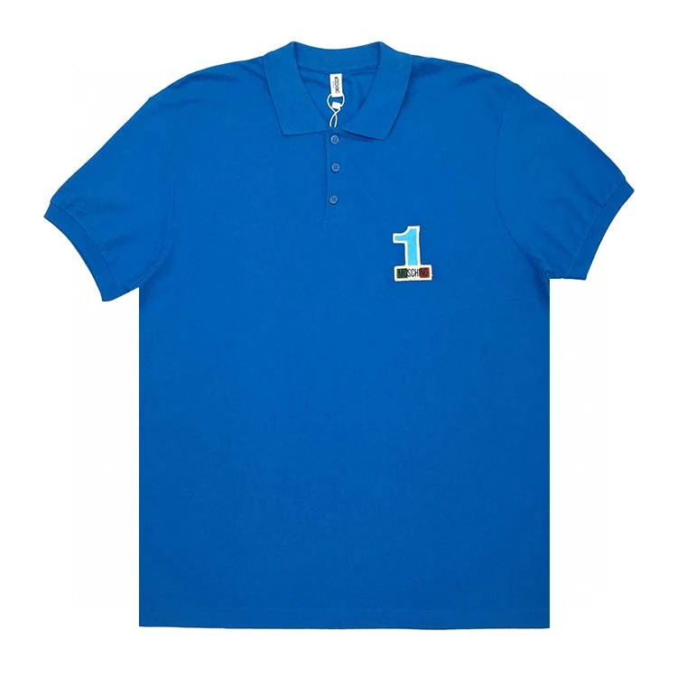 Moschino/莫斯奇诺 蓝色polo衫M L