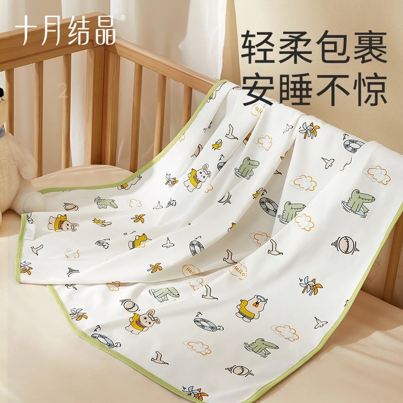 十月结晶婴儿包单春季初生新生婴儿包被纯棉春夏款抱被产房用品