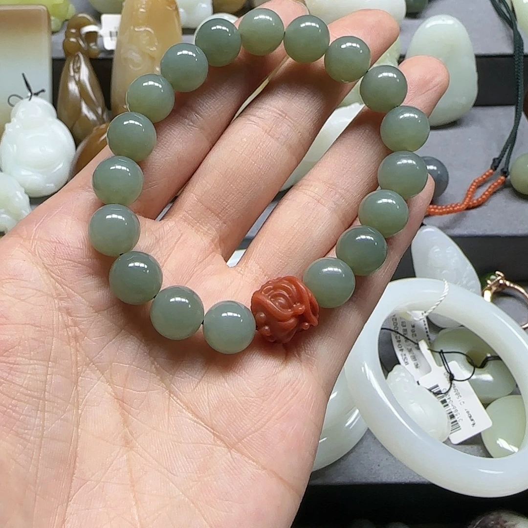 和田玉手链未镶嵌