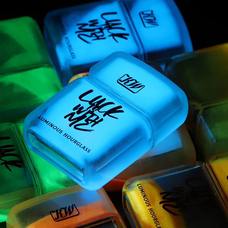 【小鱼推荐】网红夜光流沙创意透明荧光幻彩个性高颜值情侣礼盒装