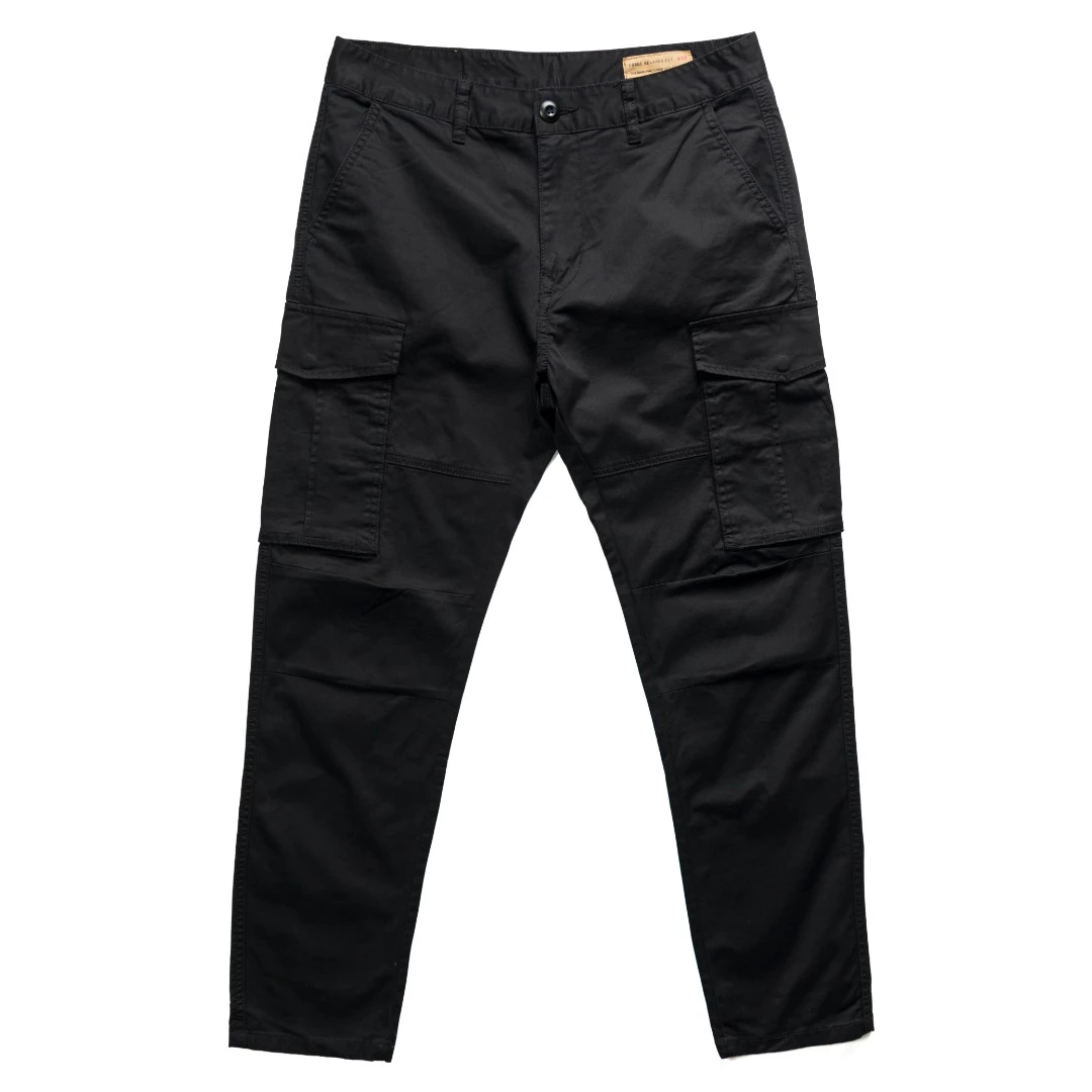 1155春秋多兜休闲裤男微弹力修身小直筒工装裤男水洗棉弹立体裤子