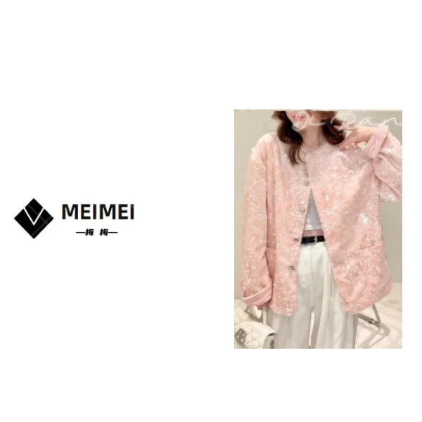 XMM.2024新款手工刺绣亮片外套-8SY2285