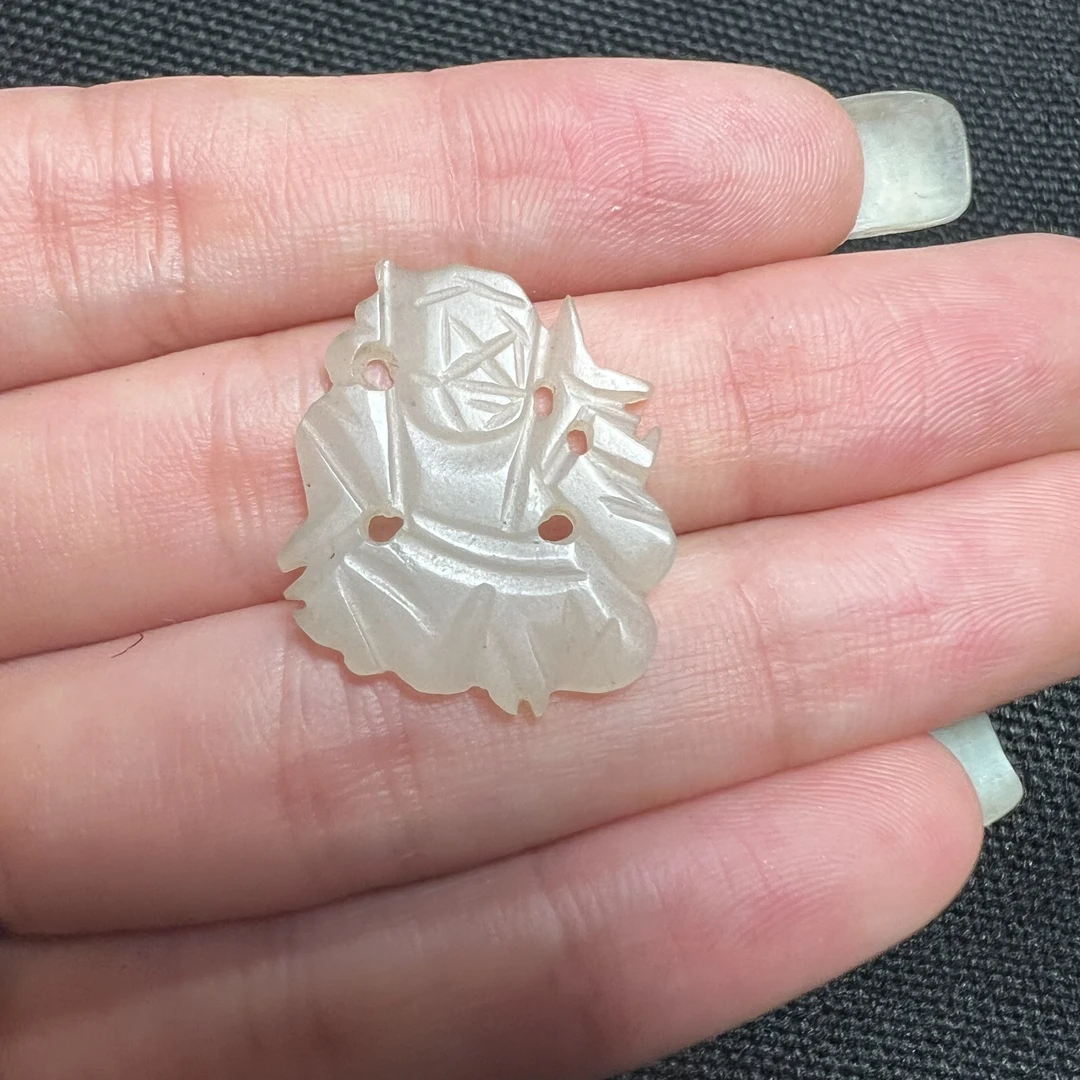 和田玉双面工人物