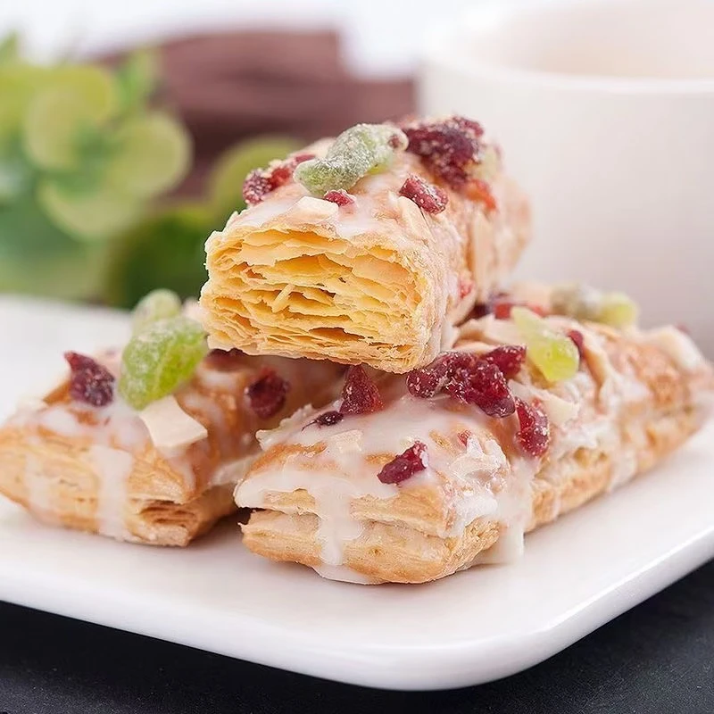 手工宫廷秘制蔓越莓松塔海苔肉松扁桃仁爽口酥脆网红休闲零食松塔