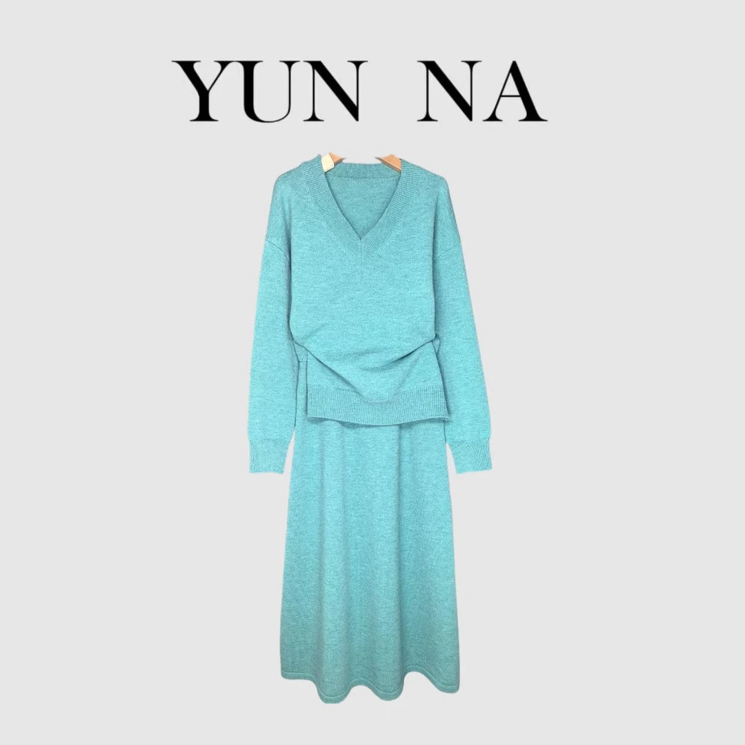 【DanCa(A200-A299)】针织亮片女装套套装围巾围脖时尚百搭