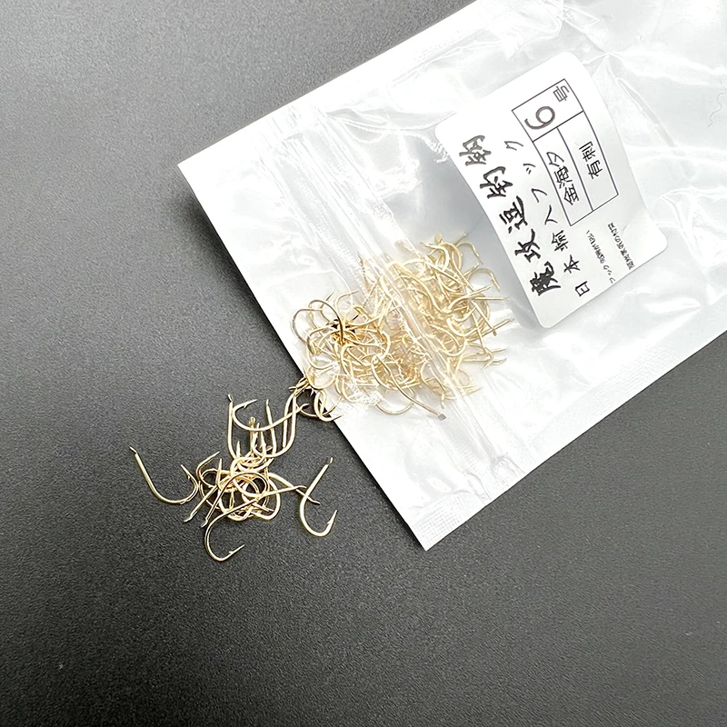 魔攻鱼钩金海夕带刺钩100颗野钓鱼钩