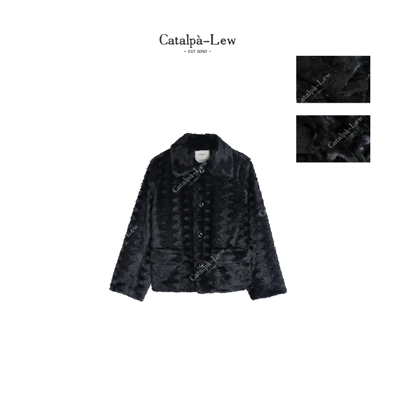 CatalpaLew「东欧游记」东方静奢冬季慵懒感软糯皮毛外套#C50934