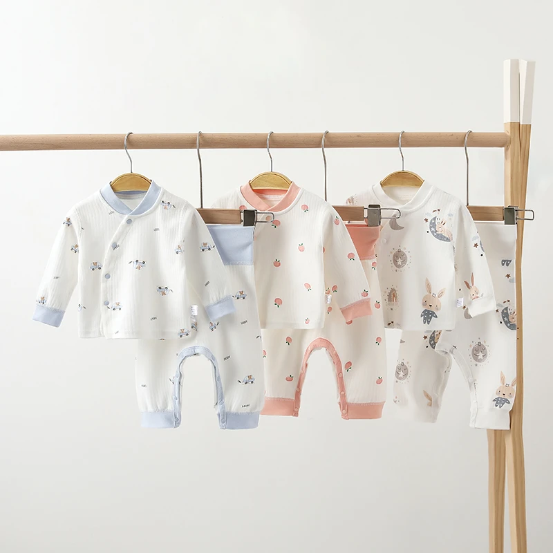 新款儿童高腰护肚舒绒套装