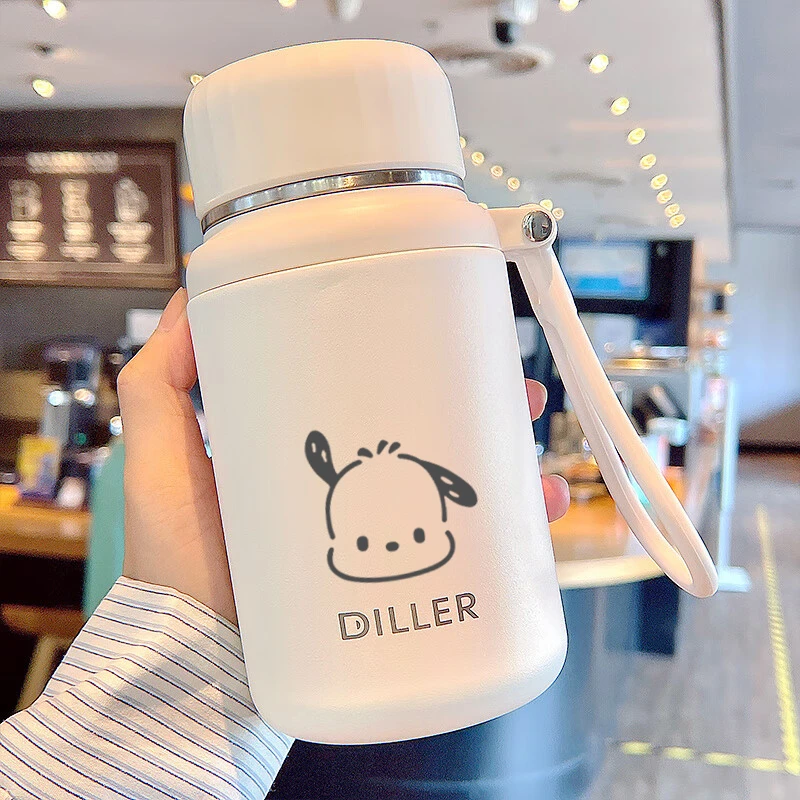 cica官方正品 保温杯女生高颜值杯子女士保冷水杯316不锈钢泡茶杯