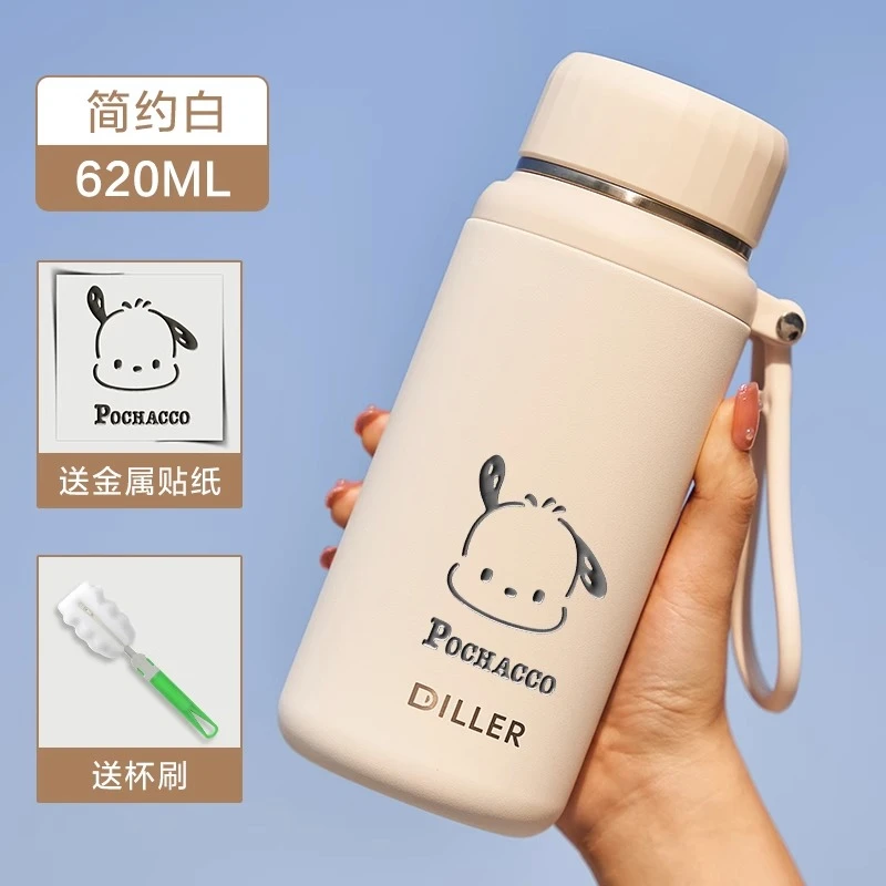 cica官方正品 保温杯女生高颜值杯子女士保冷水杯316不锈钢泡茶杯