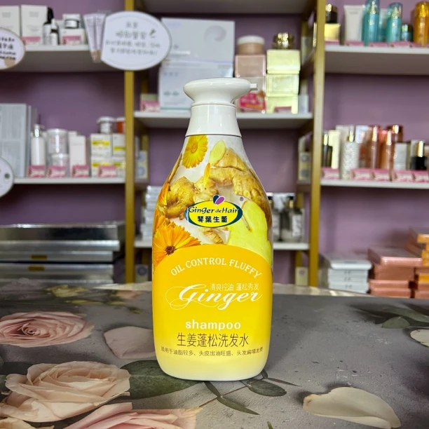 琴叶生姜清爽柔顺洗发露控油丰盈蓬松秀发洗发水750ml