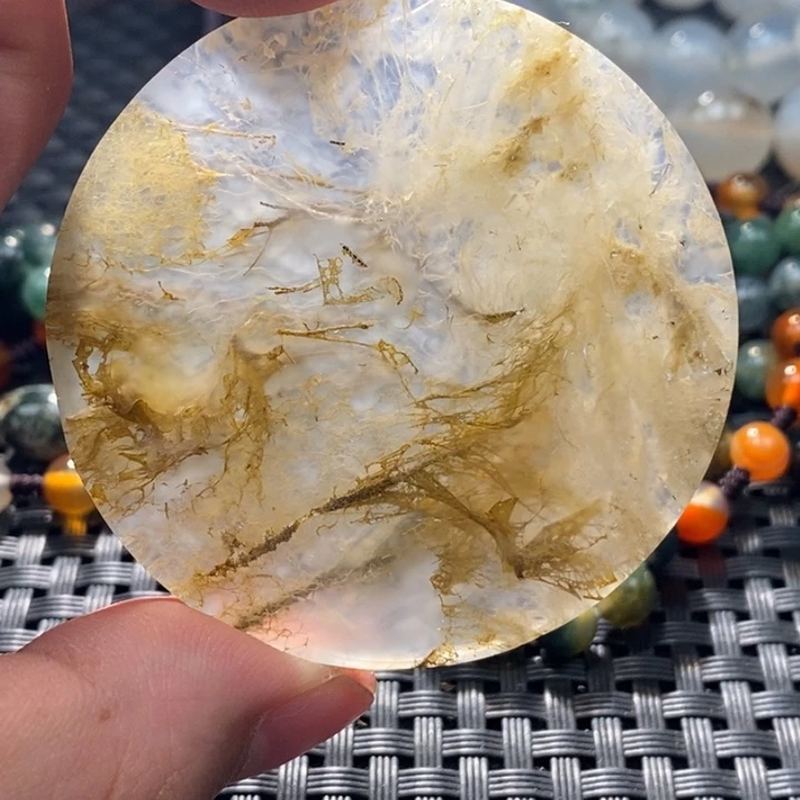 【闪购商品】玛瑙/玉髓颈饰未镶嵌云*