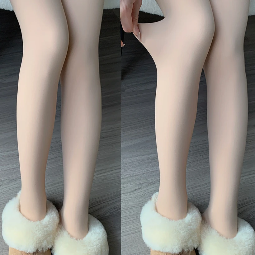 佐佐家小个子 光腿神器秋冬季超自然加绒加厚裸感打底裤丝袜