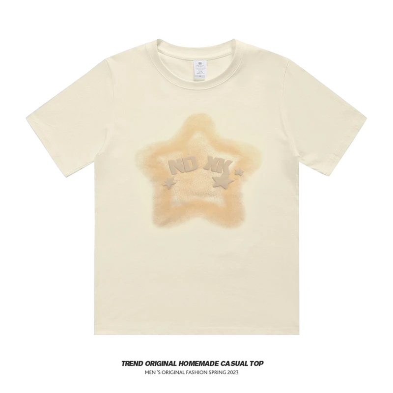 【T恤系列】奶油面包 230g男女同款短袖