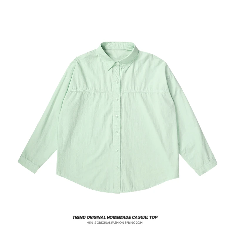 【衬衫系列】清新设计感衬衫 水洗棉 soinku