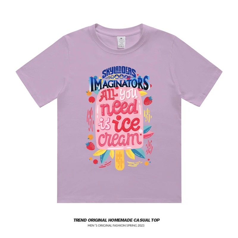 【T恤系列】大雪糕  230g男女同款短袖