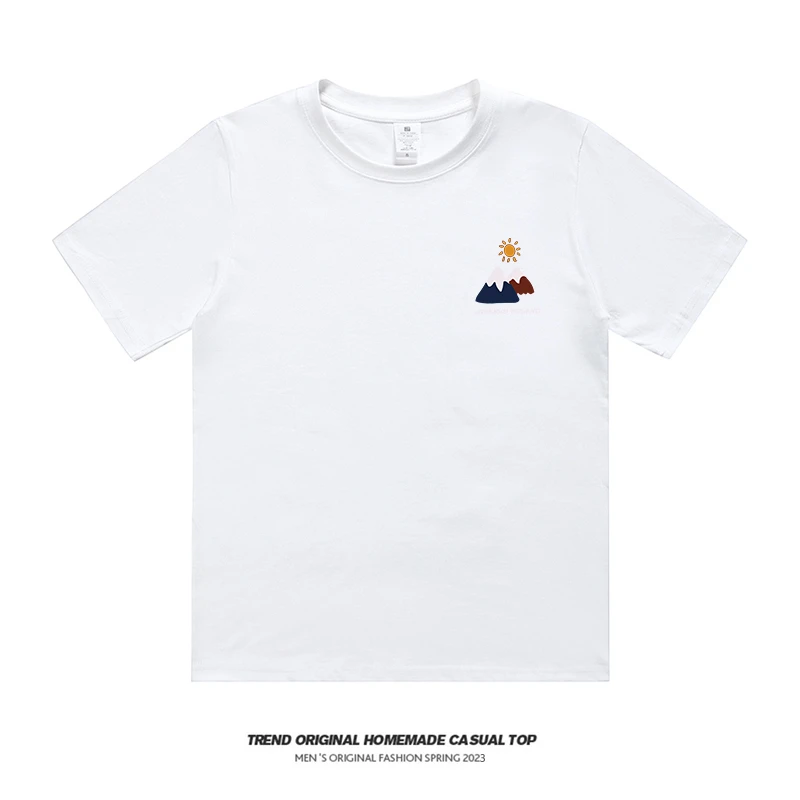 【T恤系列】翻山越岭 230g精梳棉男女同款短袖