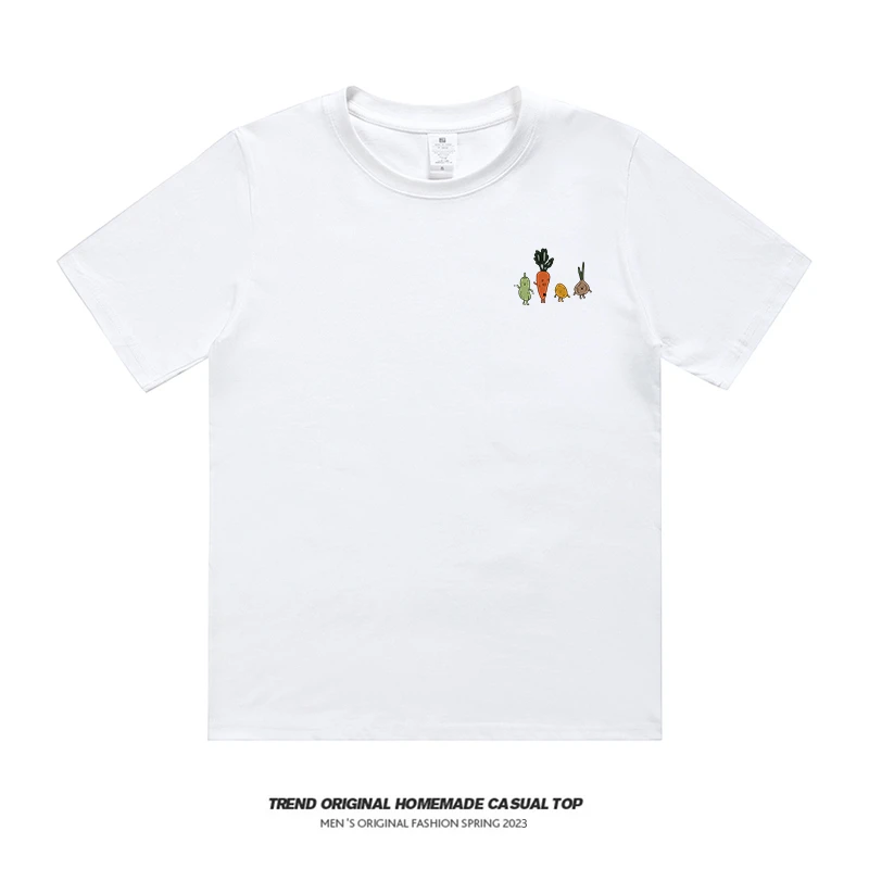 【T恤系列】小蔬菜 230g精梳棉男女同款短袖