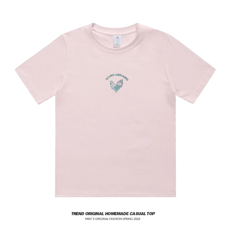 【T恤系列】甜筒  230g精梳棉男女同款短袖