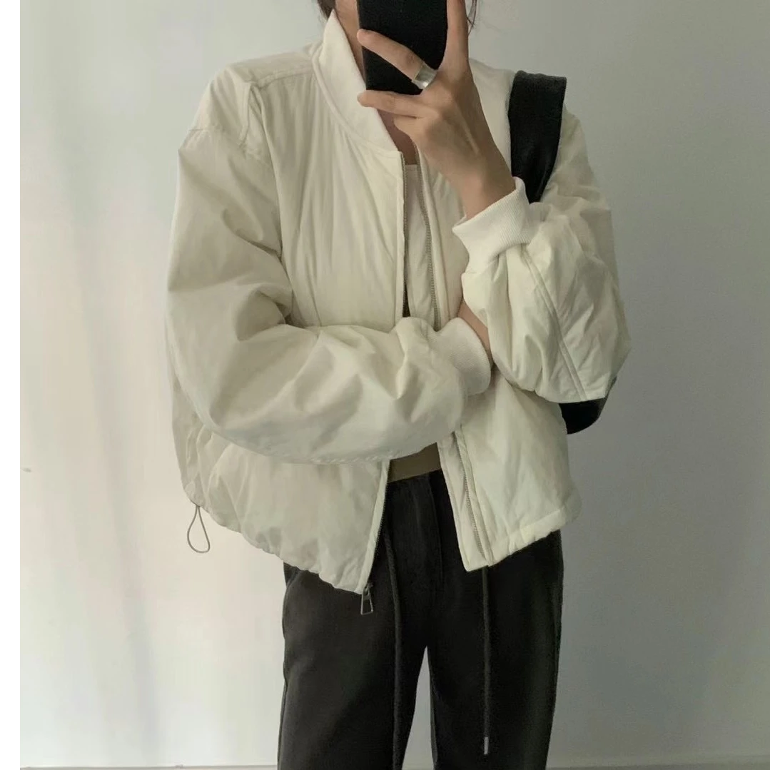 【棉衣系列】海盐泡泡 短款棒球领棉衣宽松百搭不臃肿