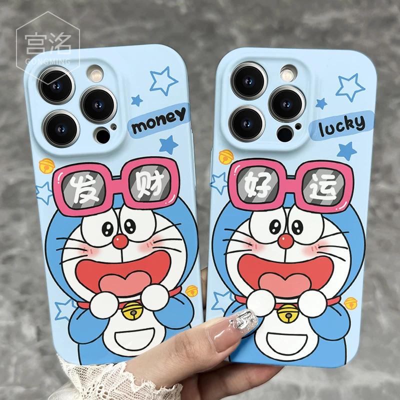 期待发财叮当苹果iPhone14/13promax手机壳菲林华为oppo小米vivo