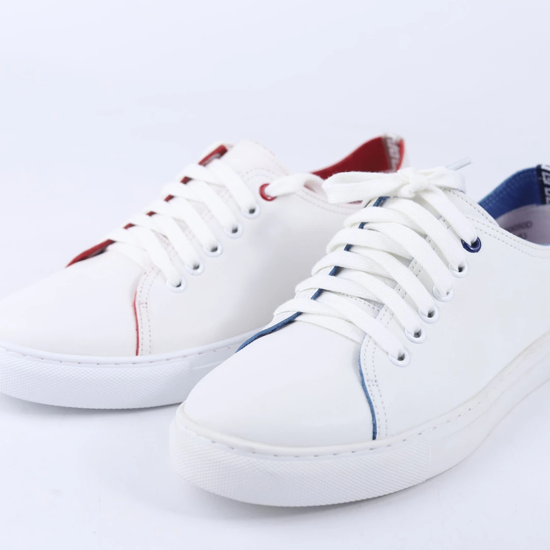 Jinho/金猴白色休闲鞋女鞋运动鞋150050平底板鞋低帮系带单鞋子