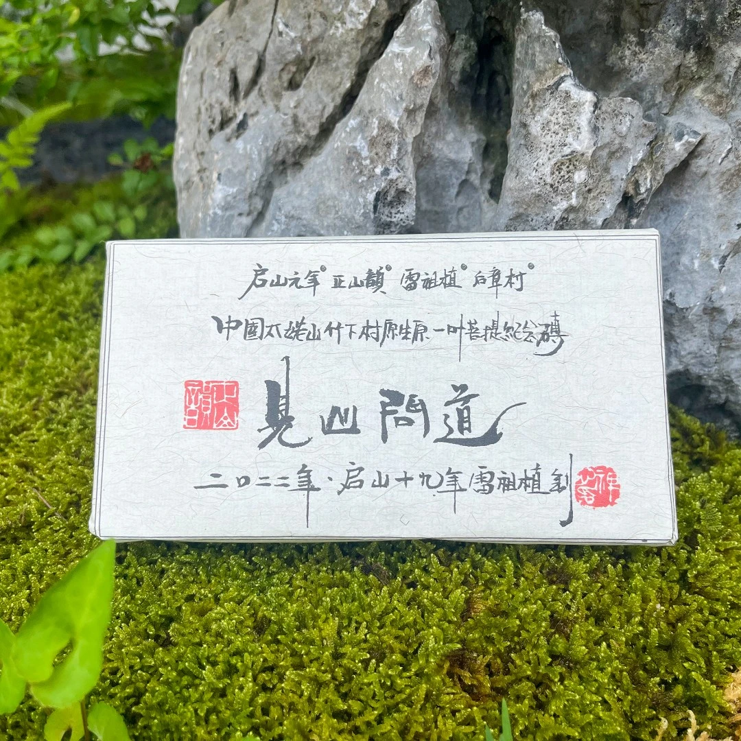 【臻玉严选】太姥禅心·雷祖植制 2022年見山問道荒野寿眉砖福鼎白茶