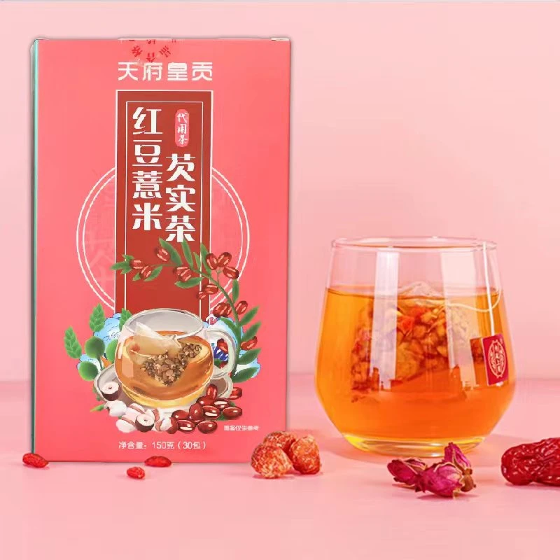 【雪总严选】红豆薏米芡实茶150g/盒(30包)到手6盒
