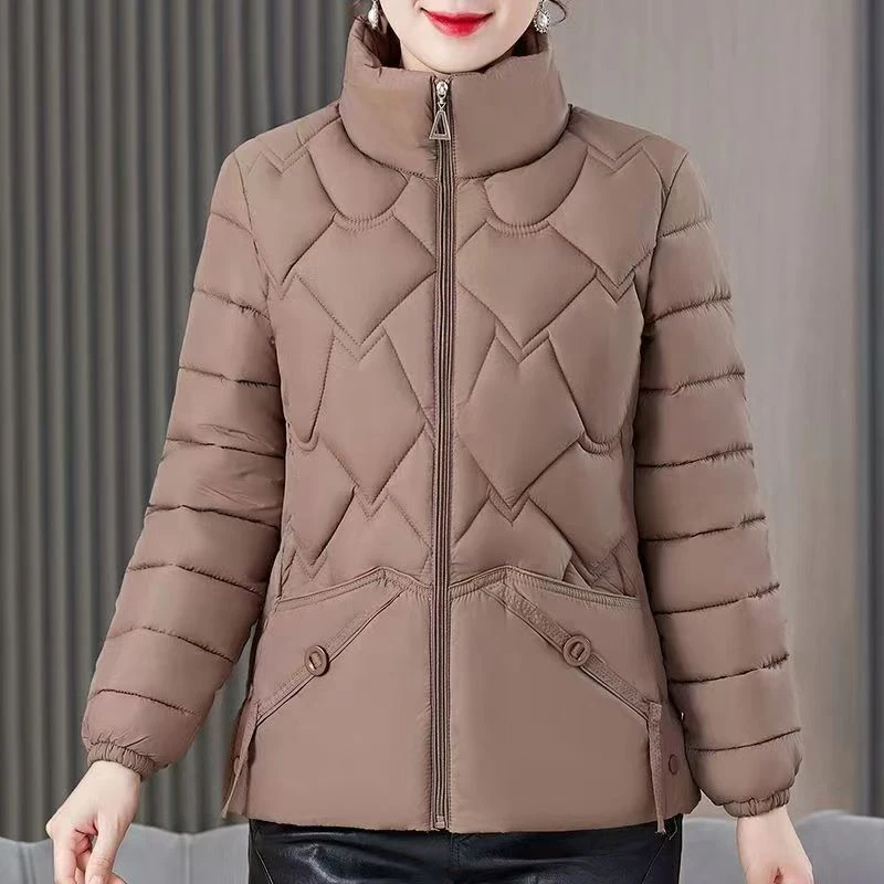 女士休闲棉服802-A465