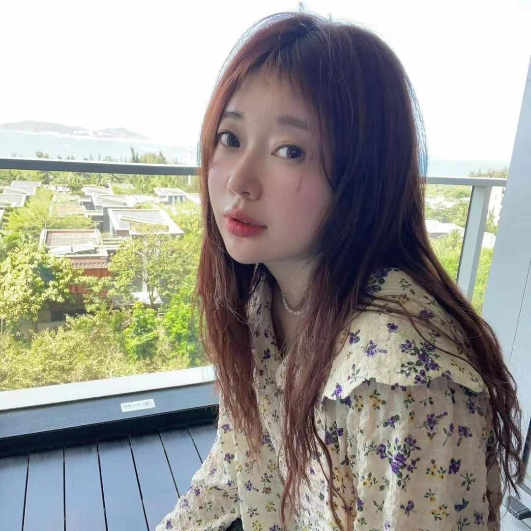 【BORAKOO】杏色泡泡碎花衫