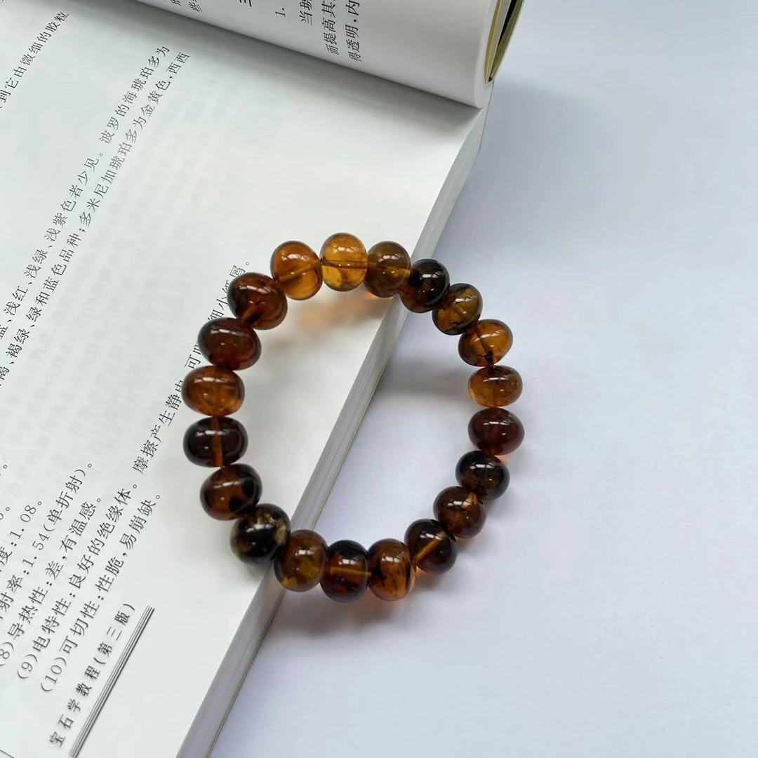 抚顺琥珀12+花蜡手串百搭百配单带叠搭多样性发货