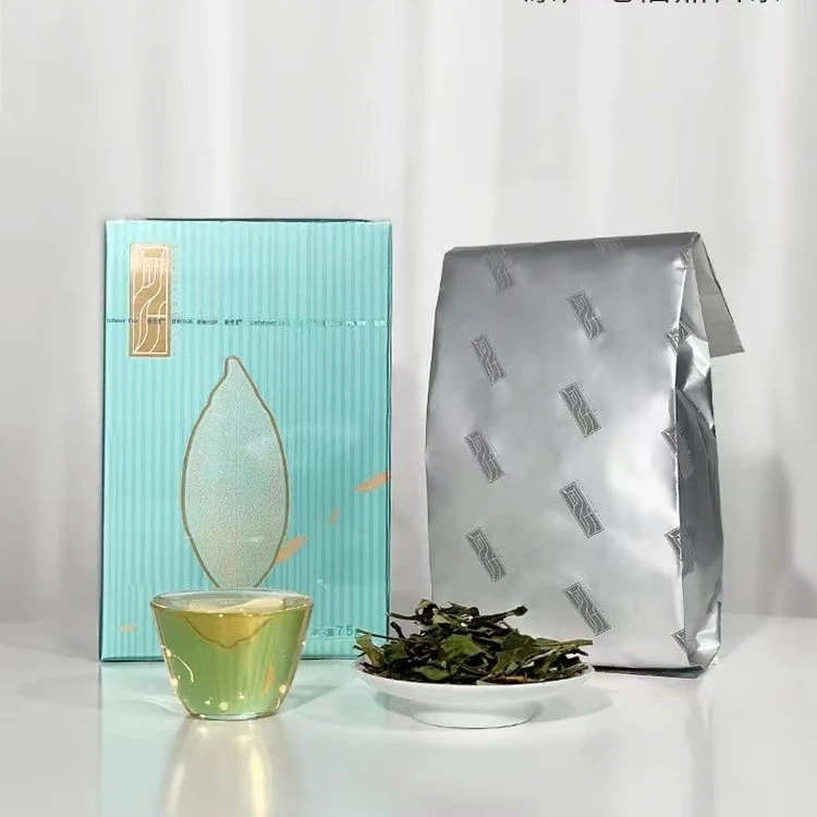 绿雪芽-问叶 福鼎白茶 新茶寿眉散茶 牛皮纸盒简装实惠装75g