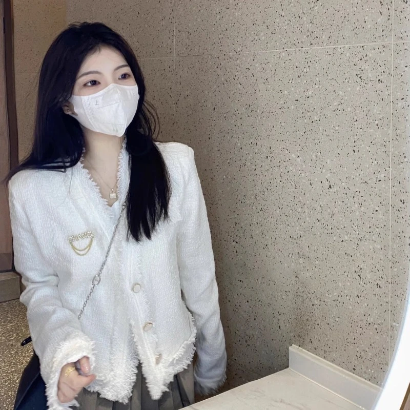 YBN7627名媛小香风短外套女秋冬新款小个子洋气时尚宽松百搭上衣