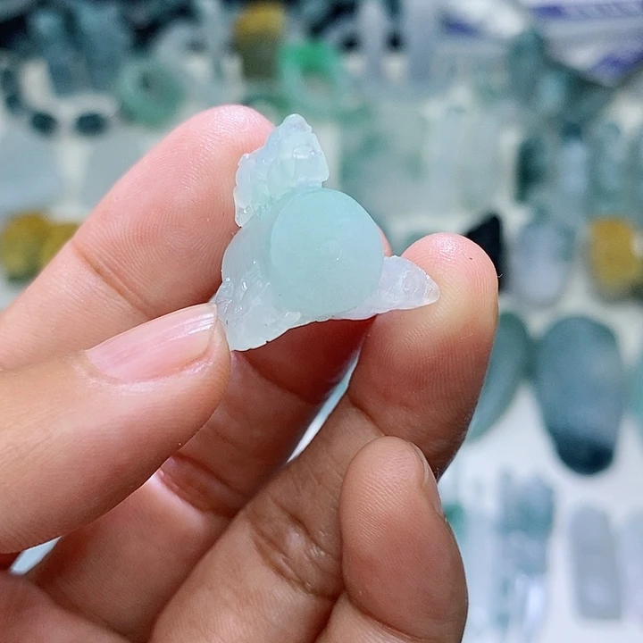 定制翡翠未镶嵌毛货