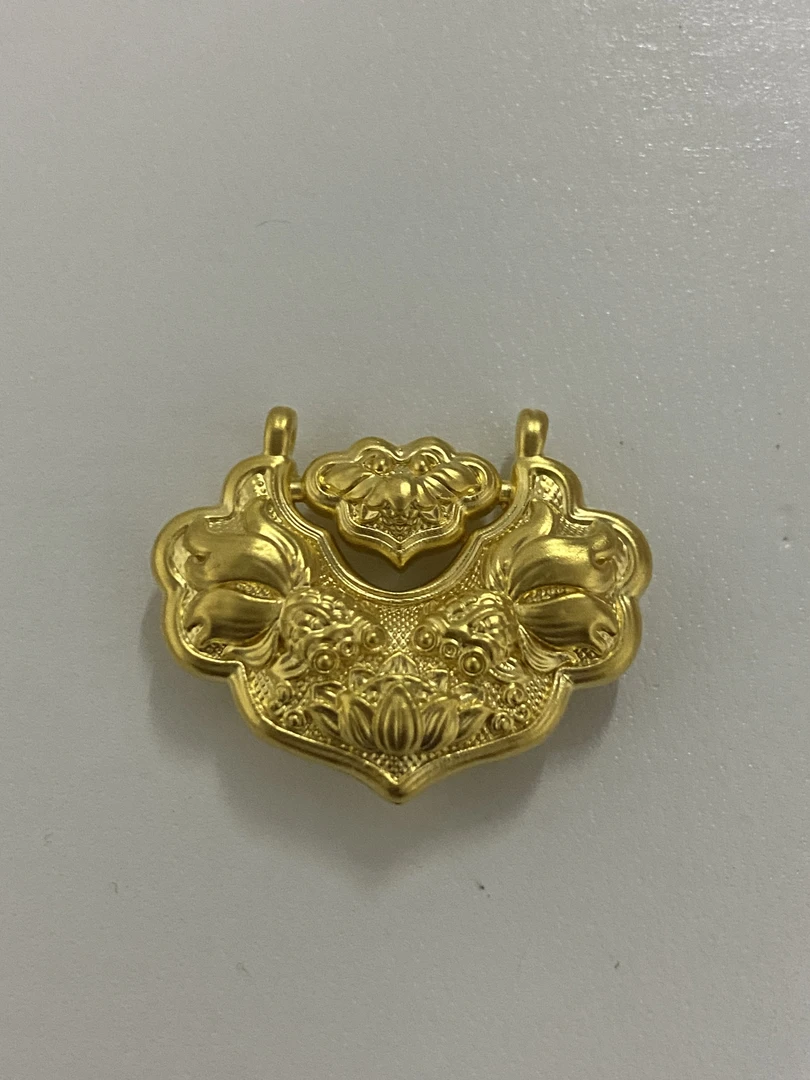 【金喜圆】足金 锦鲤锁包 重版1.37