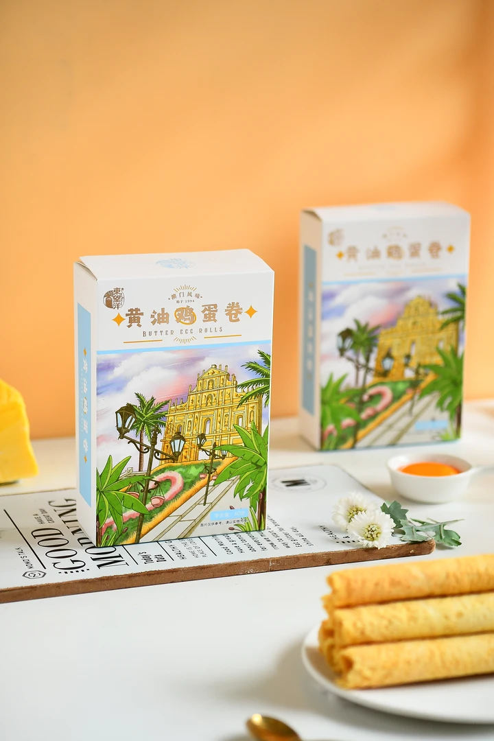 东望洋黄油蛋卷饼干网红鸡蛋卷零食60g