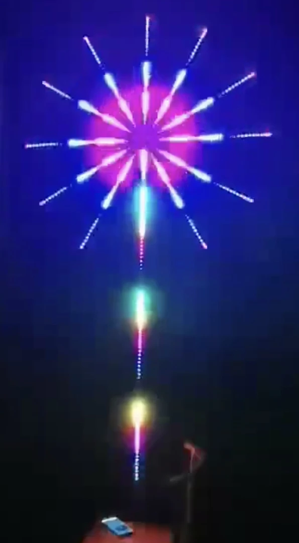 烟花灯RGB声控手机Aqq控制
