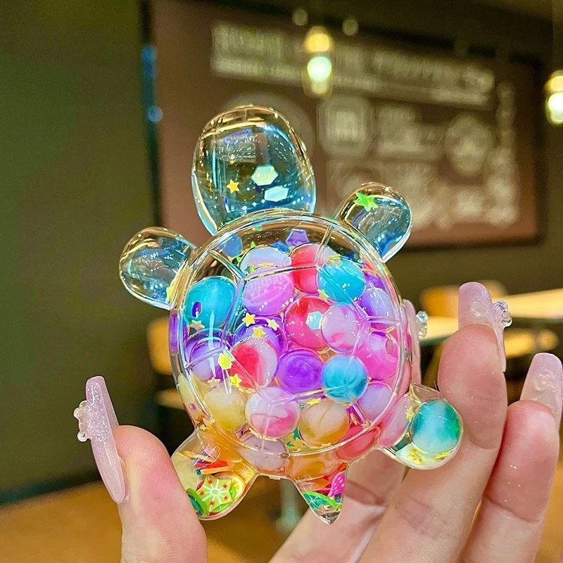 【直播拆中号】6cm夜光树脂糖豆款小乌龟DIY车载创意玩具盲袋对对